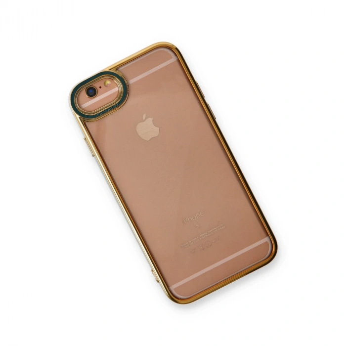 İphone 6 Kılıf Liva Lens Silikon - Yeşil