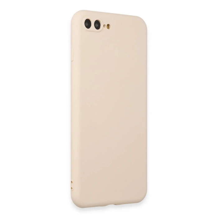 İphone 7 Plus Kılıf First Silikon - Krem