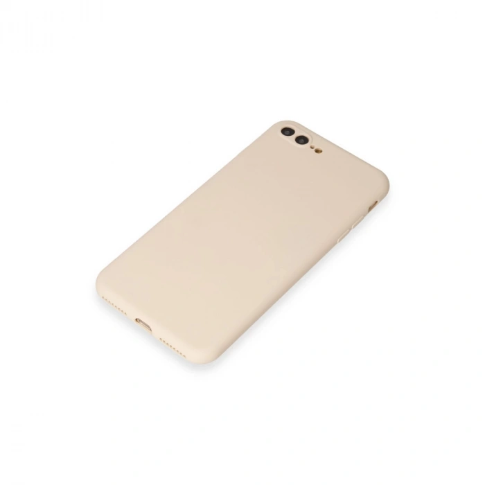 İphone 7 Plus Kılıf First Silikon - Krem
