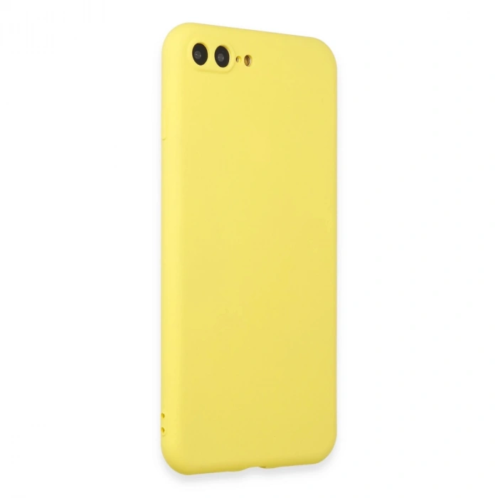 İphone 7 Plus Kılıf First Silikon - Sarı