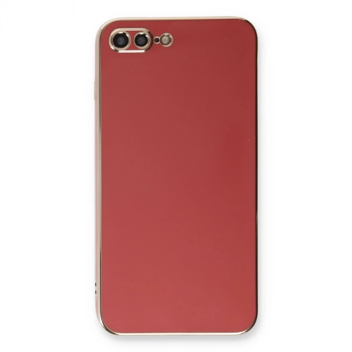 İphone 7 Plus Kılıf Volet Silikon - Kırmızı
