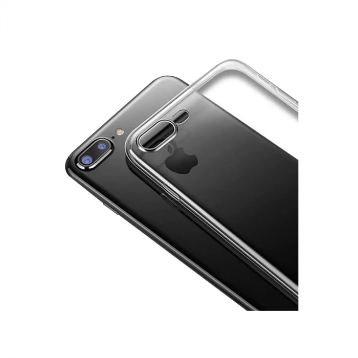 İphone 8 Plus Kılıf Lüx Şeffaf Silikon