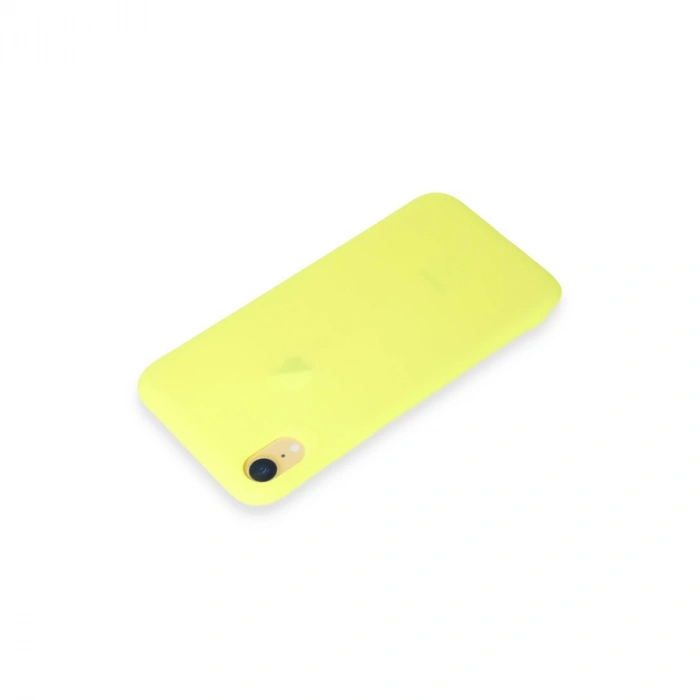 İphone Xr Kılıf First Silikon - Parlak Yeşil