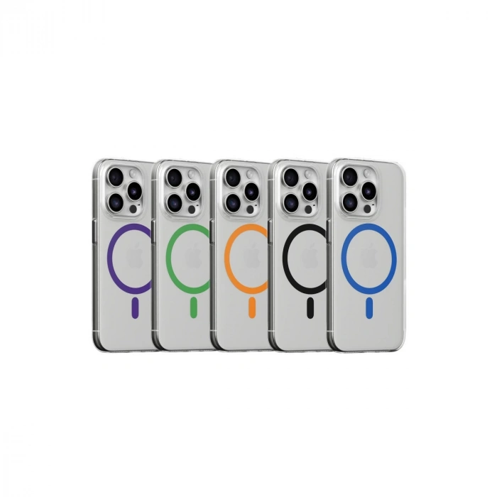 Joko İphone 14 Pro Max Kılıf Bubble Magsafe Kapak - Mor