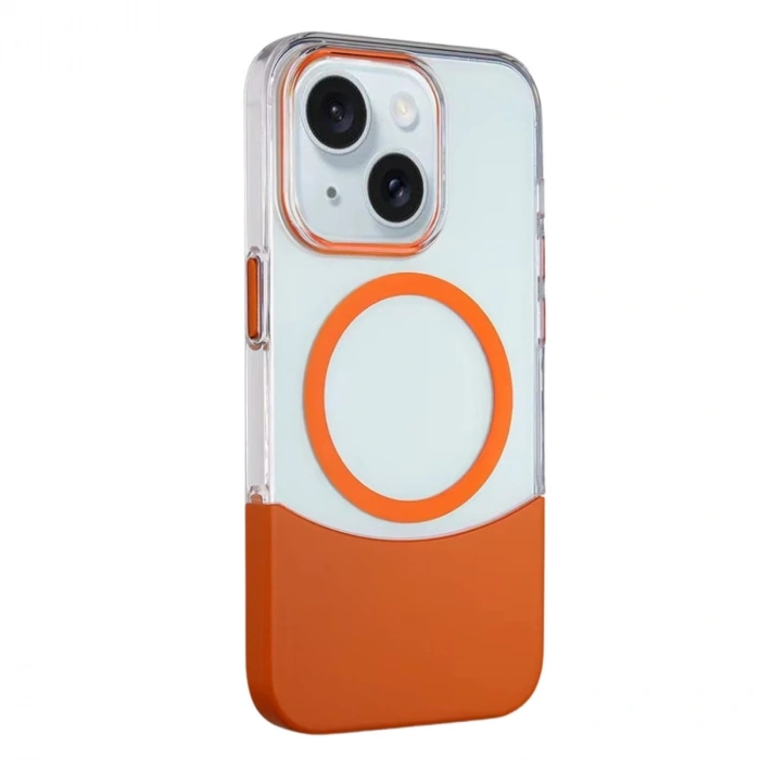 Joko İphone 15 Pc Suit Magsafe Kapak - Turuncu