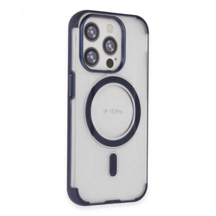 Joko İphone 15 Pro Max Hilton Magsafe Kapak - Lacivert