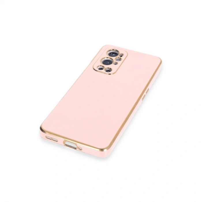 One Plus 9 Pro Kılıf Volet Silikon - Pembe
