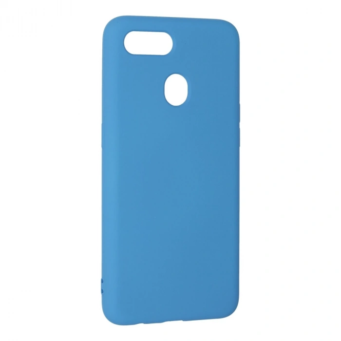 Oppo A12 Kılıf Nano İçi Kadife Silikon - Mavi