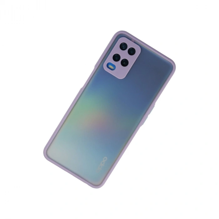 Oppo A54 4g Kılıf Montreal Silikon Kapak - Mor
