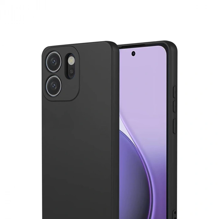 Oppo Reno 14f First Silikon - Siyah