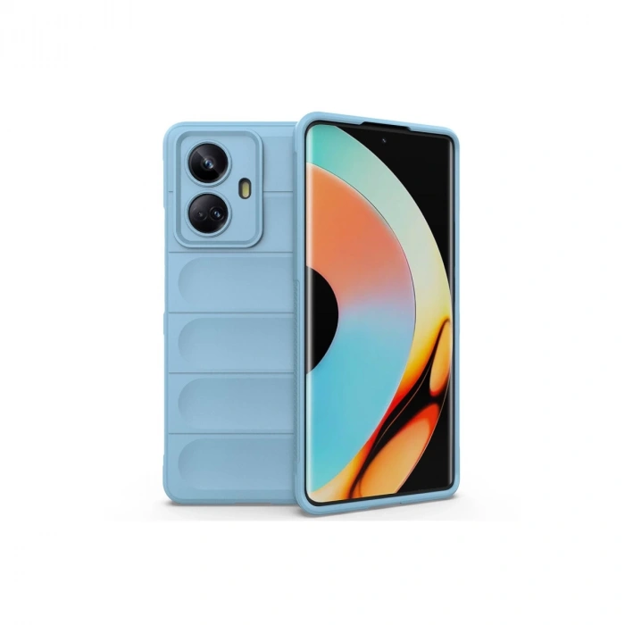 Realme 10 Pro 5g Kılıf Optimum Silikon - Sky Blue