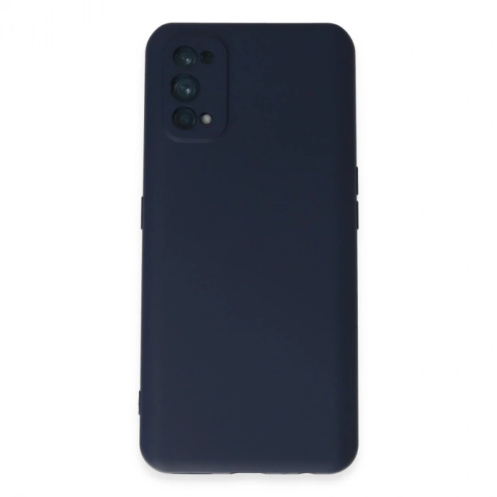 Realme 7 Pro Kılıf Nano İçi Kadife Silikon - Lacivert