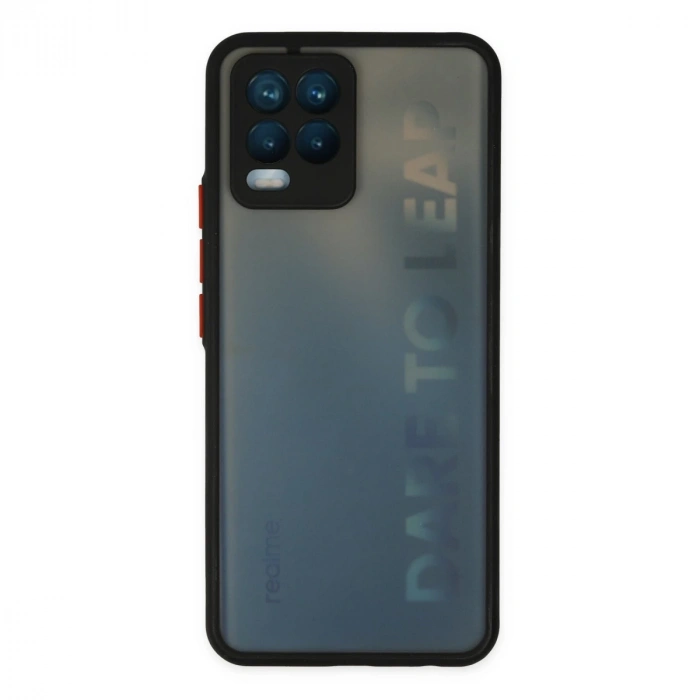Realme 8 Kılıf Montreal Silikon Kapak - Siyah