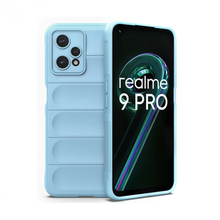 Realme 9 Pro 5g Kılıf Optimum Silikon - Sky Blue