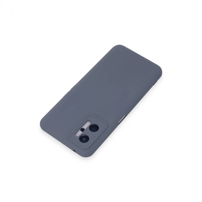 Realme 9i 4g Kılıf Nano İçi Kadife Silikon - Gri