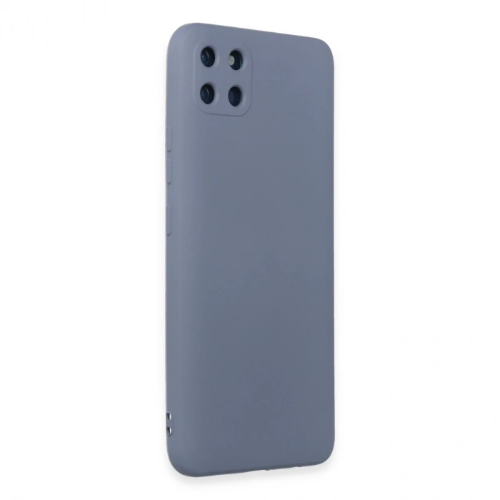 Realme C11 Kılıf Nano İçi Kadife Silikon - Gri