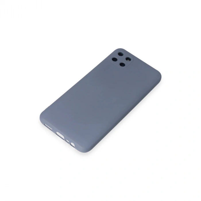 Realme C11 Kılıf Nano İçi Kadife Silikon - Gri