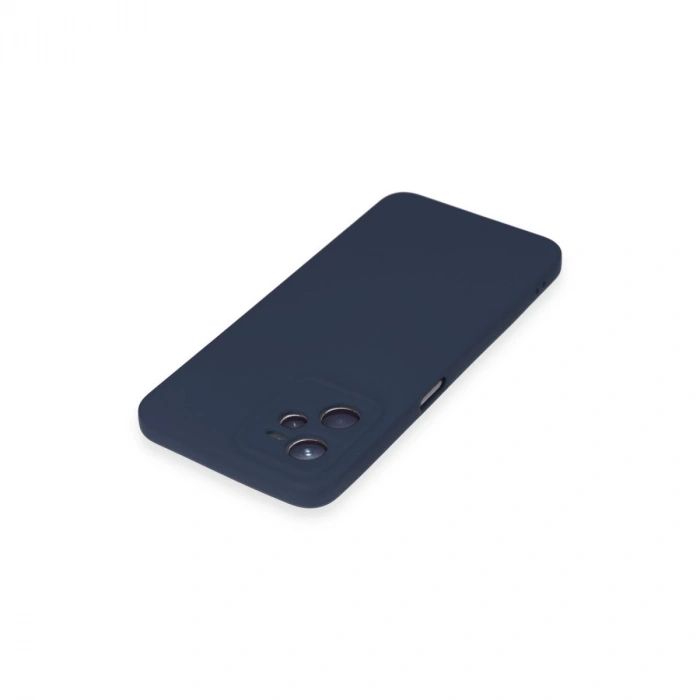 Realme C35 Kılıf Nano İçi Kadife Silikon - Lacivert