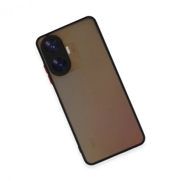 Realme C55 Kılıf Montreal Silikon Kapak - Siyah