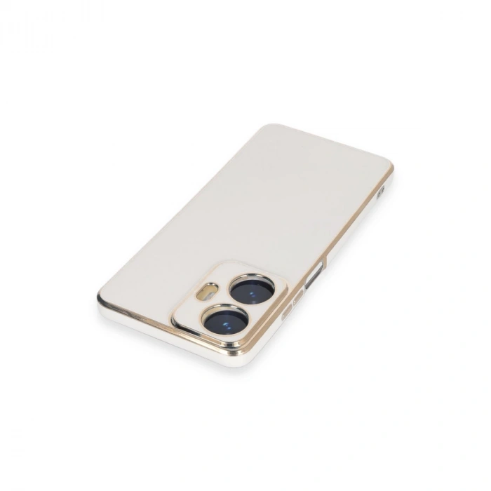 Realme C55 Kılıf Volet Silikon - Beyaz