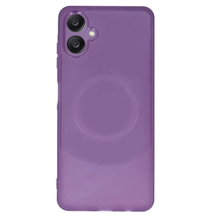 Samsung A06 Kılıf Maya Karbon Kapak - Mürdüm