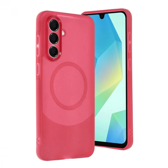 Samsung A56 Kılıf Maya Karbon Kapak - Bordo