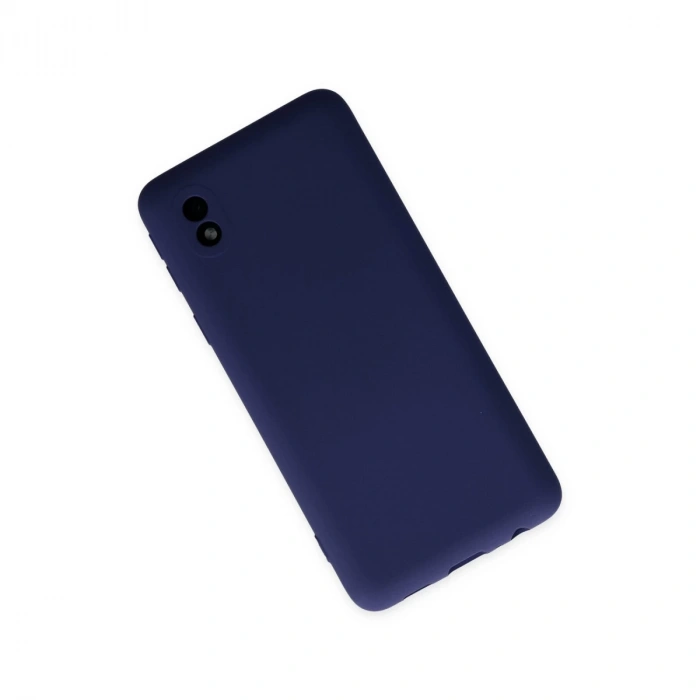 Samsung Galaxy A01 Core Kılıf Nano İçi Kadife Silikon - Lacivert