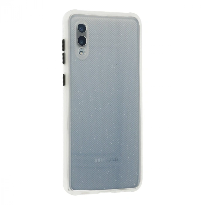 Samsung Galaxy A02 Kılıf Miami Şeffaf Silikon - Şeffaf