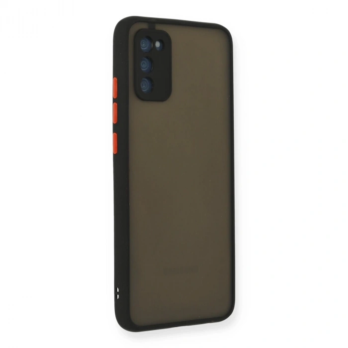 Samsung Galaxy A02s Kılıf Montreal Silikon Kapak - Siyah