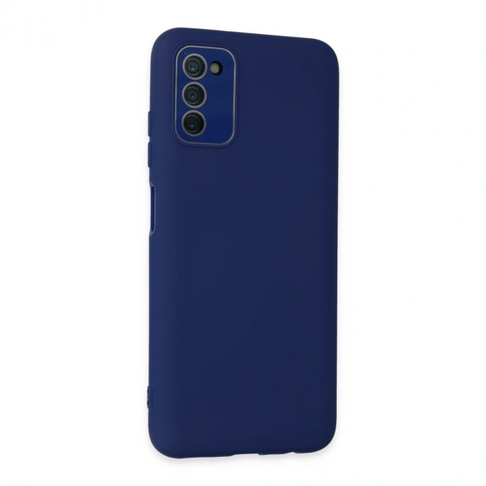 Samsung Galaxy A03s Kılıf Lansman Glass Kapak - Sky Blue