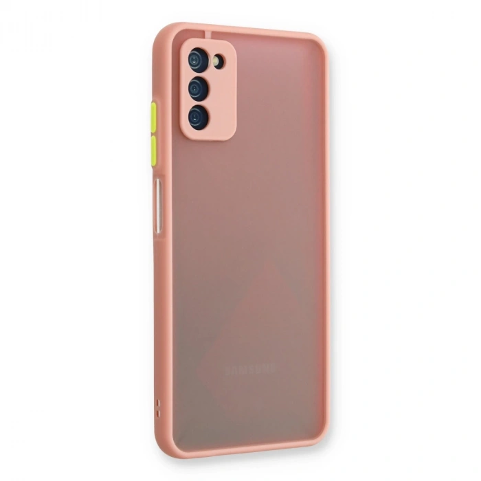 Samsung Galaxy A03s Kılıf Montreal Silikon Kapak - Pembe