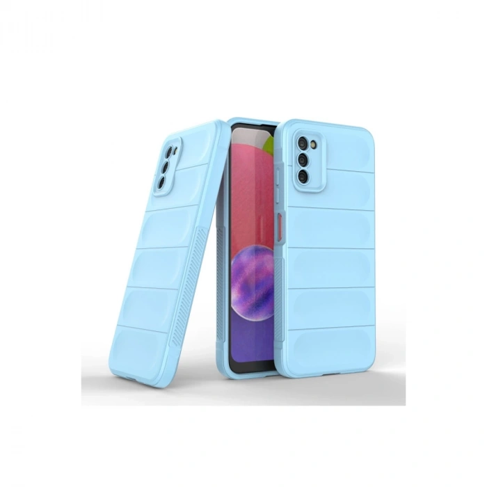 Samsung Galaxy A03s Kılıf Optimum Silikon - Sky Blue