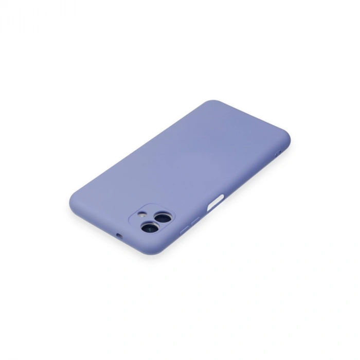 Samsung Galaxy A04 Kılıf Nano İçi Kadife Silikon - Lila