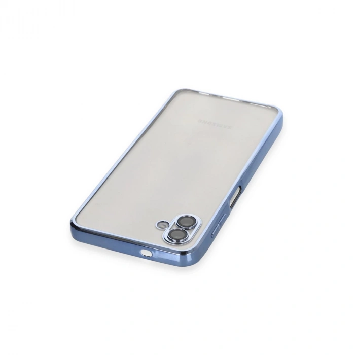 Samsung Galaxy A04 Kılıf Razer Lensli Silikon - Açık Mavi