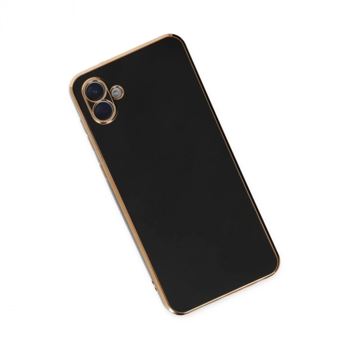 Samsung Galaxy A04 Kılıf Volet Silikon - Siyah