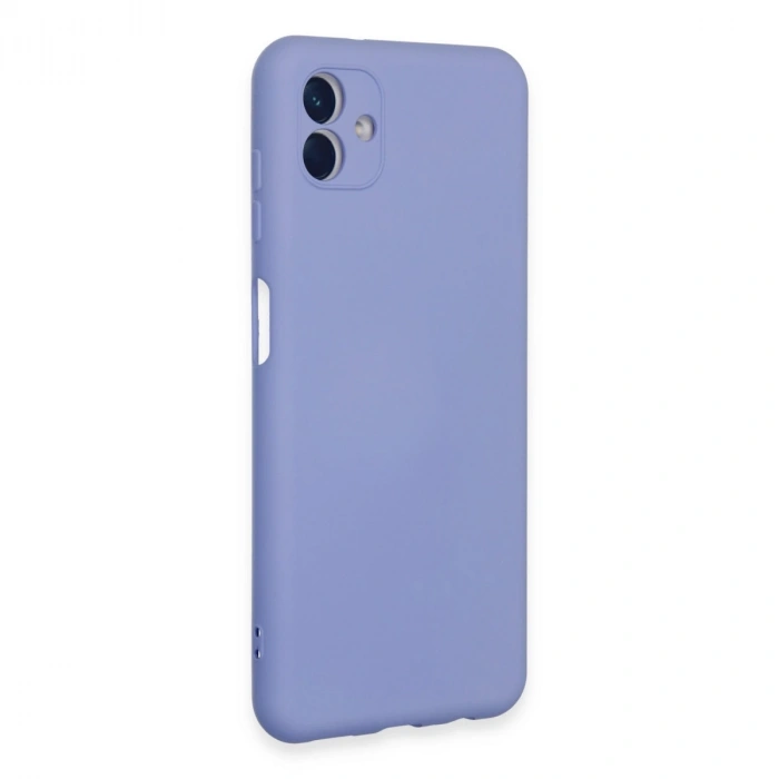 Samsung Galaxy A04e Kılıf Nano İçi Kadife Silikon - Lila