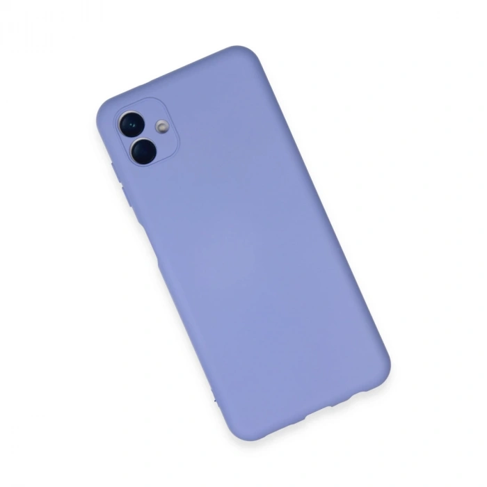 Samsung Galaxy A04e Kılıf Nano İçi Kadife Silikon - Lila