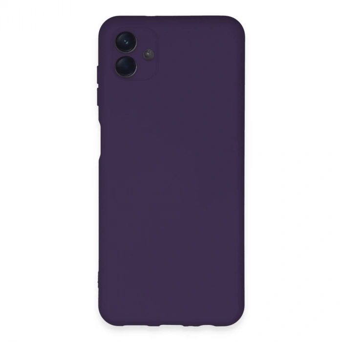 Samsung Galaxy A04e Kılıf Nano İçi Kadife Silikon - Mor