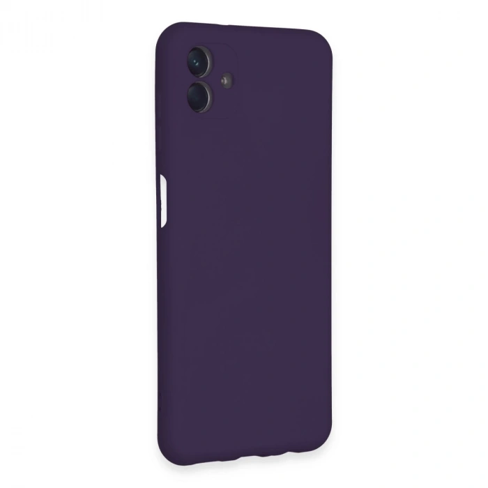 Samsung Galaxy A04e Kılıf Nano İçi Kadife Silikon - Mor