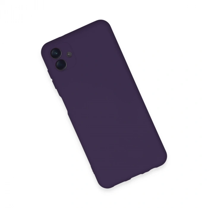 Samsung Galaxy A04e Kılıf Nano İçi Kadife Silikon - Mor