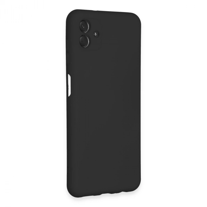 Samsung Galaxy A04e Kılıf Nano İçi Kadife Silikon - Siyah