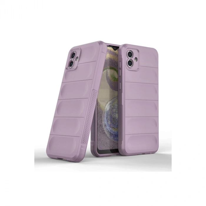 Samsung Galaxy A04e Kılıf Optimum Silikon - Mor