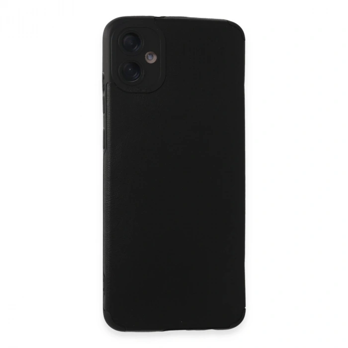 Samsung Galaxy A05 Kılıf Loop Deri Silikon - Siyah