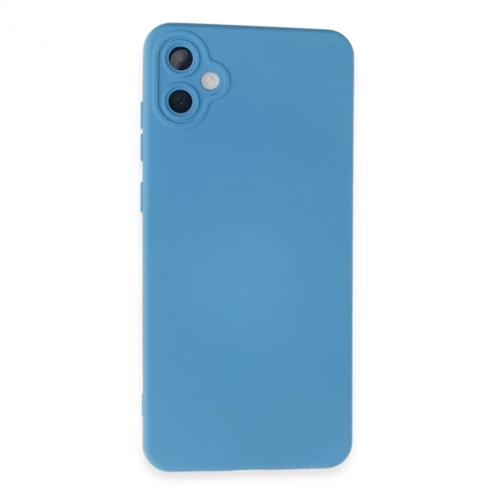 Samsung Galaxy A05 Kılıf Nano İçi Kadife Silikon - Mavi