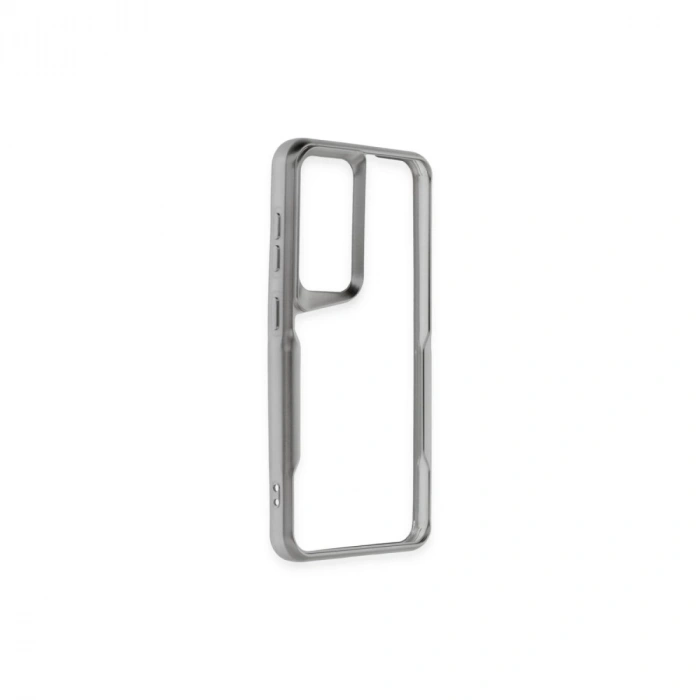 Samsung Galaxy A05s Kılıf Boyi Silikon Kapak - Gümüş