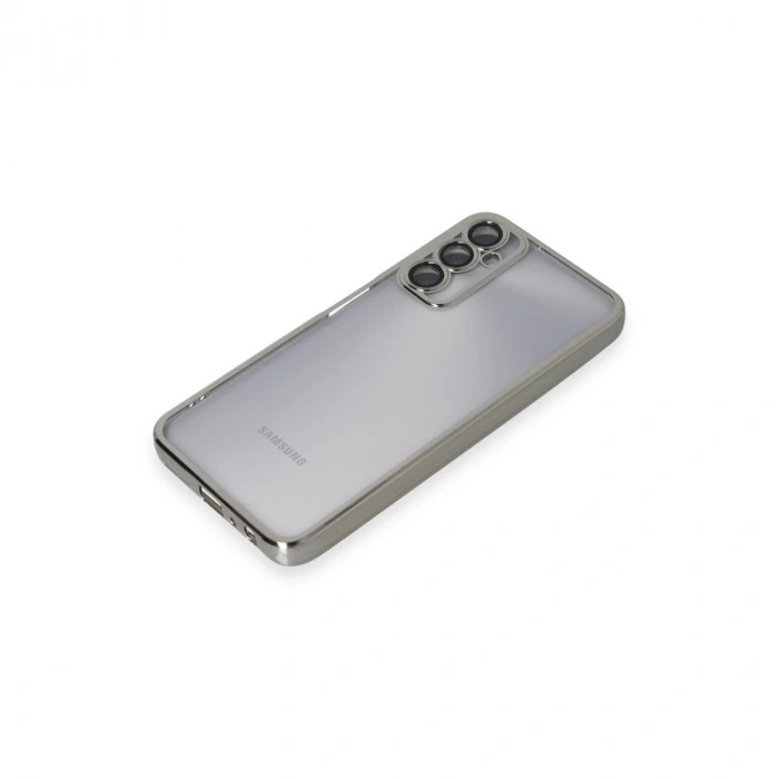 Samsung Galaxy A05s Kılıf Razer Lensli Silikon - Gümüş