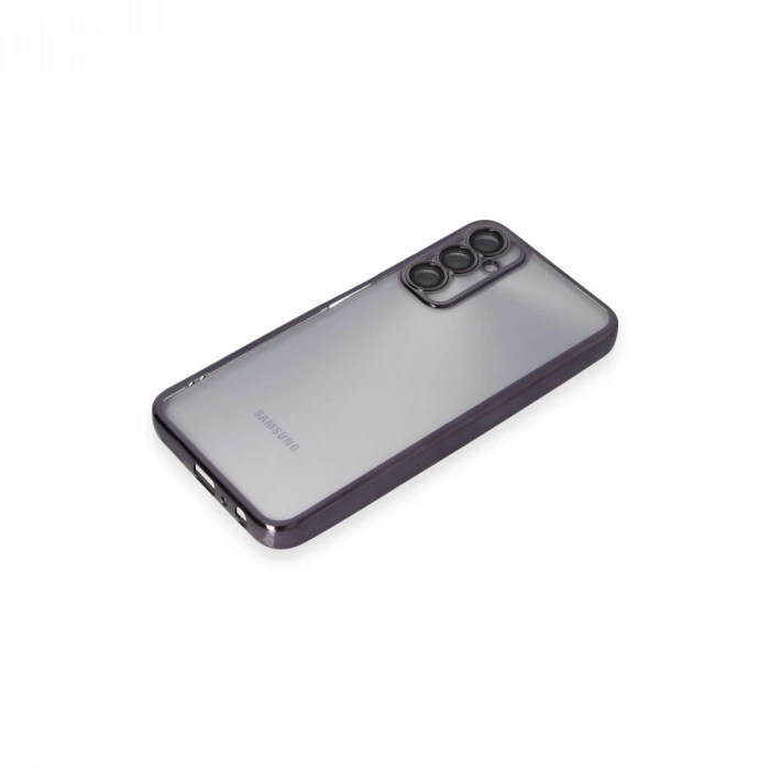 Samsung Galaxy A05s Kılıf Razer Lensli Silikon - Mor