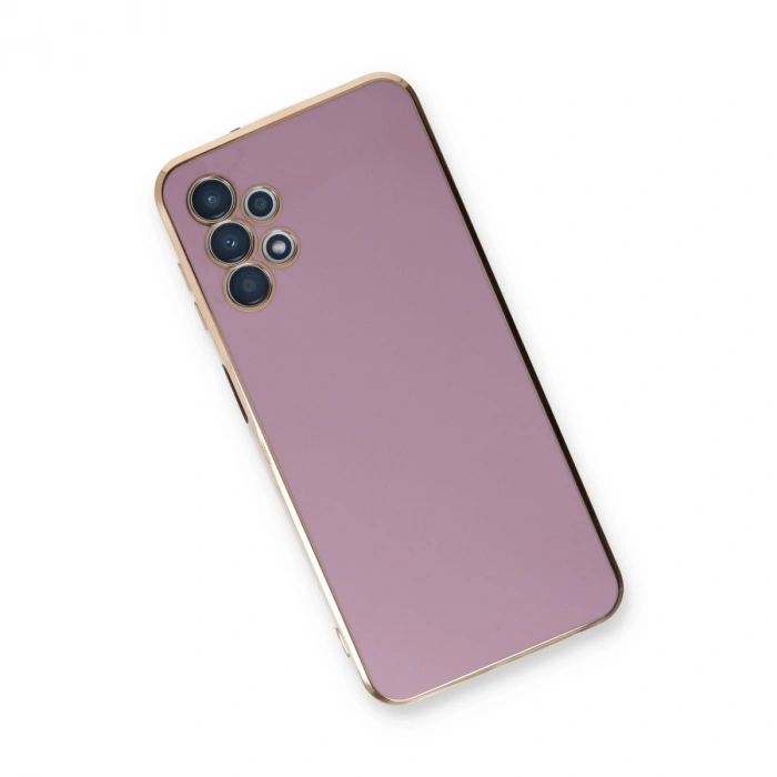 Samsung Galaxy A13 4g Kılıf Volet Silikon - Mor