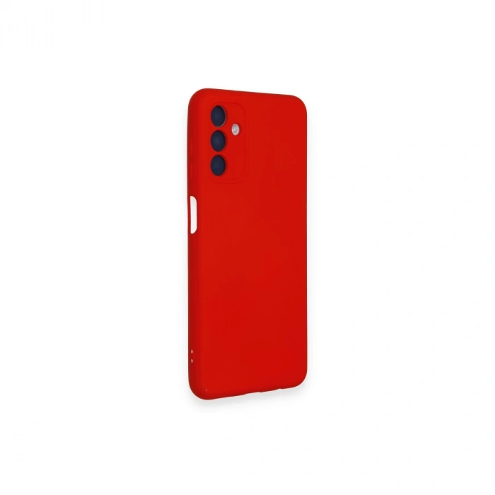 Samsung Galaxy A14 4g Kılıf Nano İçi Kadife Silikon - Kırmızı