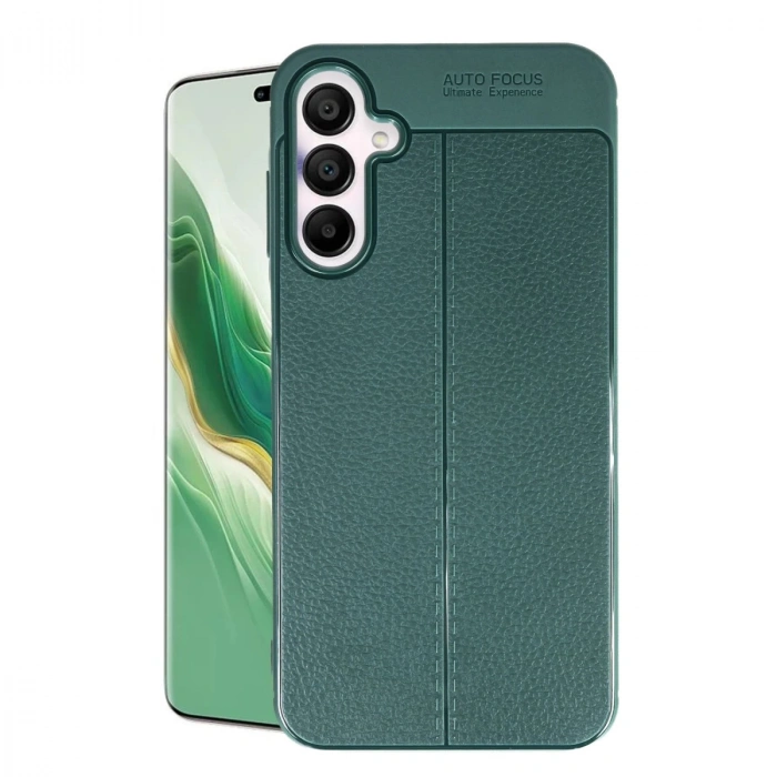 Samsung Galaxy A15 4g Kılıf Auto Focus Kapak - Koyu Yeşil